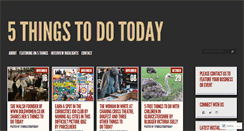 Desktop Screenshot of 5thingstodotoday.com